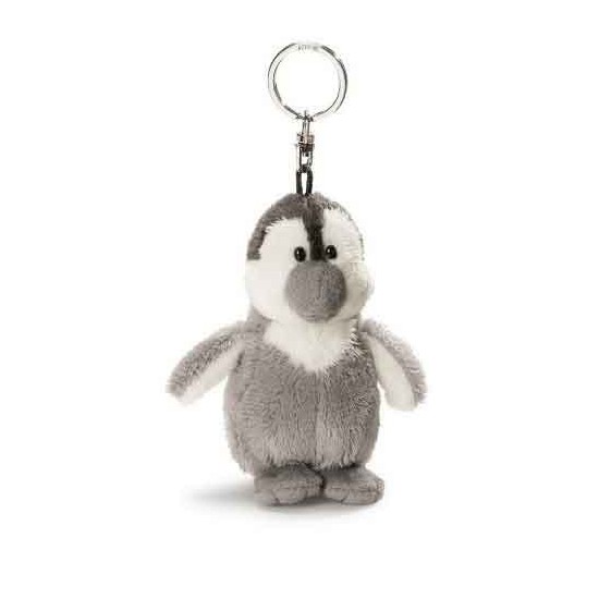 Llavero de Pingüino gris claro