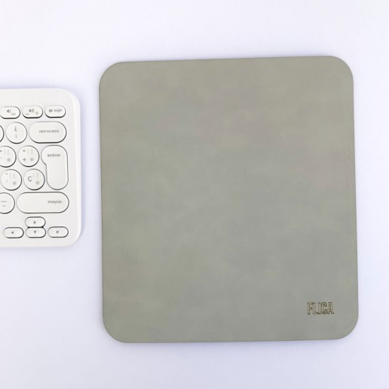 Mousepad Rectangular Liso Gris