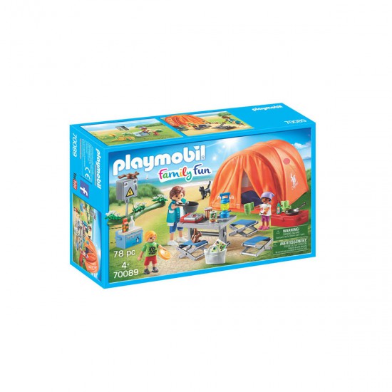 Viaje De Camping Familiar Juguete Playmobil
