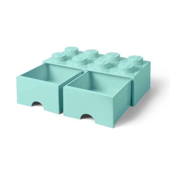 Cajón para Guardar Lego Brick Drawer 8 Aqua