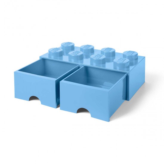 Cajón para Guardar Lego Brick Drawer 8 Celeste
