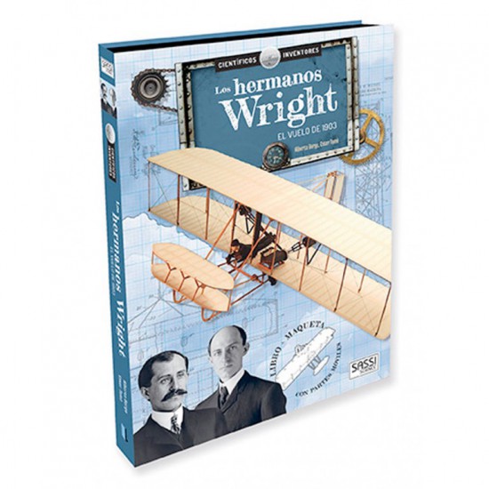 Libro Más Maqueta 3D Los Hermanos Wright Avion