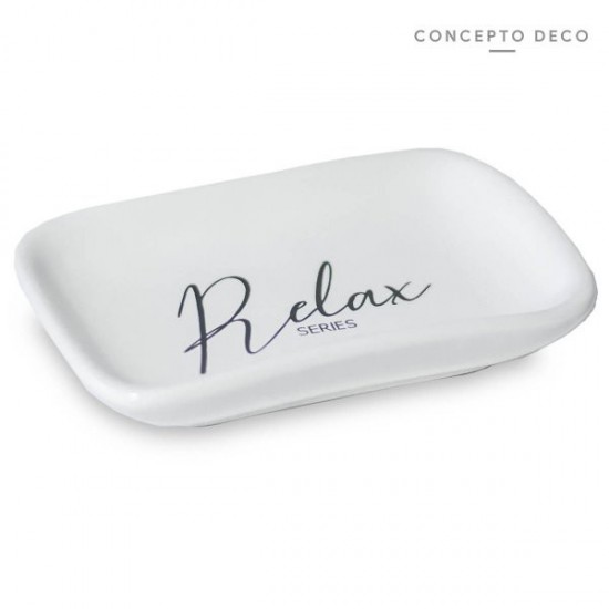Jabonera Ceramica Rectangular Relax